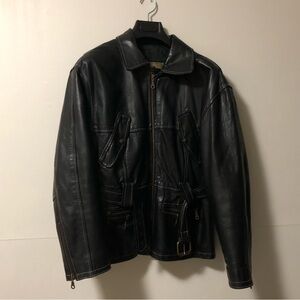 VINTAGE 80s Leather Jacket